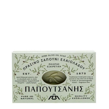 Мило туалетне з оливковою олією PAPOUTSANIS TRADITIONAL, 125 г, в коробці