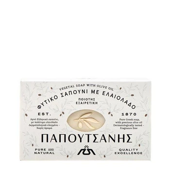 Мило туалетне з оливковою олією PAPOUTSANIS IVORY, 125 г, в коробці