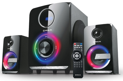 Акустична система REAL-EL M-580 Black Чорний