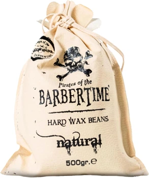 Твердый воск для депиляции Barbertime Hard Wax Beans Natural 500 г (8682815651251)