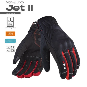 Мотоперчатки LS2 JET 2 MAN GLOVES BLACK RED - L