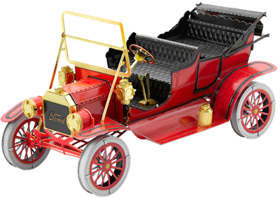 Металлический 3D конструктор "1908 Ford Model T, Красный/Золото", Metal Earth, MMS051C