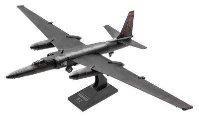 Металевий 3D конструктор "Американський літак-розвідник U-2 Dragon Lady"
