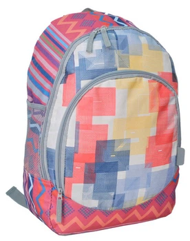 Яркий розовый женский туристический рюкзак PASO 20L (207588)