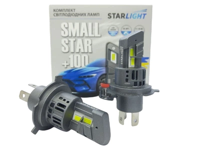 Лампа діодна 12V/24V Н4 LED +100% 50Вт/8000лм/5500К StarLight [SL-SS-H4W]
