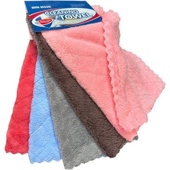 Серветки для прибирання Cleaning Towel мікрофібра, набір 5 шт