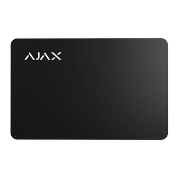 Карта доступа Ajax Pass ISO 14443-A, бесконтактная, чёрный цвет, 10 штук