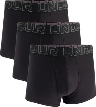 Трусы (боксерки) Under Armour PERFORMANCE TECH 3IN 3-PACK BOXERJOCK черные (3 пары) S 1383882-001