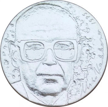 Монета Финляндия 10 марок 1975 «Урхо Кекконен» Серебро AU-UNC (KM#54)