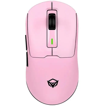 Мышка беспроводная игровая MEETION GW24 |2.4G/Bluetooth, 8000 DPI, 6кн., RGB, 600mAh| Розовий
