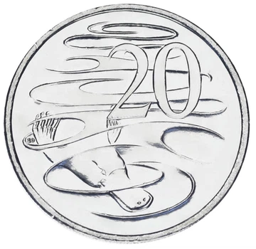 Монета Австралия 20 центов 2024 UNC Чарльз (Карл) III Charles III