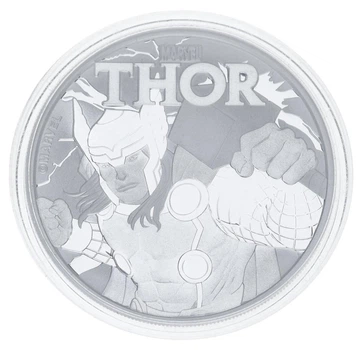 Монета Тувалу 1 долар 2018 Срібло UNC Комікси Marvel - Thor (Тор) (Ag 999,9, унція, 31.1 грам)