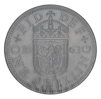 Монета Великобритания 1 шиллинг 1963 F-VF