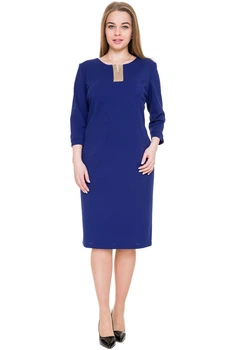 Плаття Alenka Plus 1499-35, 58, індиго