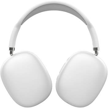 Навушники Platinet Wireless Headphones with Mic Bluetooth Slim Style Silver-White (PHB912W)