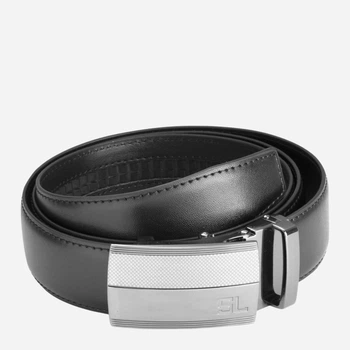 Ремень мужской кожаный Semi Line P8235-0 M (100 см) Черный (DAS303139)