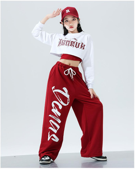 Детский спортивный костюм для хип-хопа Bet Lucky рост 130 (1400-red-130)