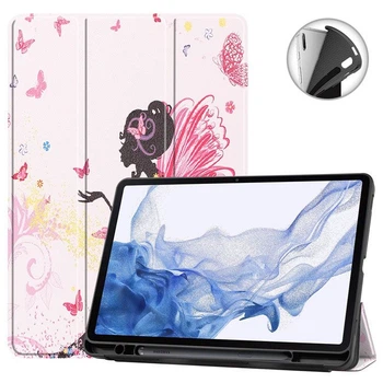 Чохол GumPrint with holder для Samsung Galaxy Tab S7 FE/S7 Plus/S8 Plus 12.4 Фея