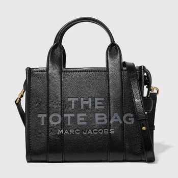Сумка шопер женская Marc Jacobs The Leather Small Tote Bag H009L01SP21 черная