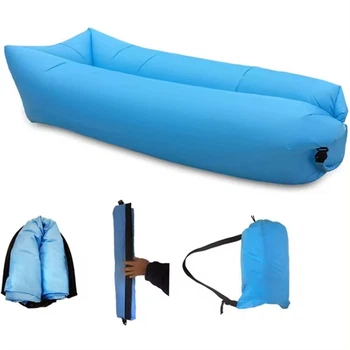 Матрас надувной ламзак AIR CUSHION AMERIKA 230х65х50см 1кг Голубой (4-891659695)