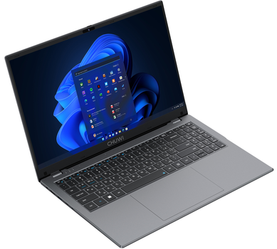 Ноутбук із процесором Intel N100 16 ГБ ОЗУ 512 ГБ SSD Windows 11 сірий