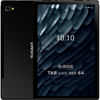 Планшет Sigma mobile Tab A1010 Neo 4/64GB 4G Dual Sim з GPS та чохлом чорний