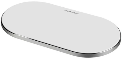 Беспроводное зарядное устройство MOMAX Q.Pad Pro Qual-Coil Wireless Charger Белое (UD11W)