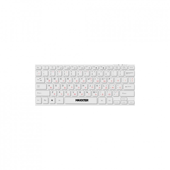 Клавіатура Maxxter USB UA KBM-C01W-UA White (KBM-C01W-UA) (249143)