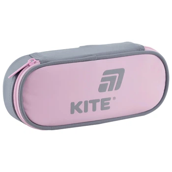 Пенал Kite K25-599-17, синій зі звірятами, для дитячих канцтоварів