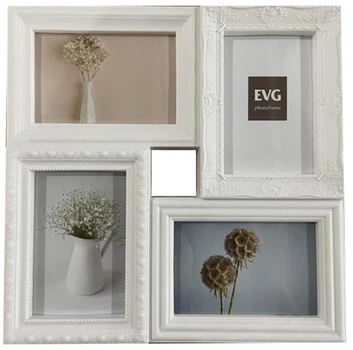 Мультірамка на 4 фотографій 10х15 см EVG INNO ZB-4-3333 WHITE COLLAGE