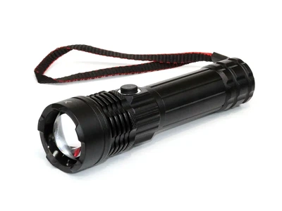 Фонарь ручной аккумуляторный Bailong BL-P18-P50 P50 3 режима с зумом USB черный
