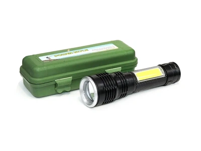 Фонарь полицейский Bailong BL-T6-30S светодиодный анодированный алюминий USB зум
