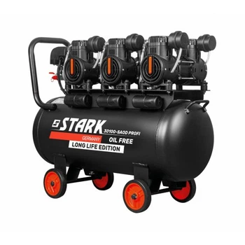 Компрессор поршневой безмасляный STARK 30100-SAOD Profi 100 л (300030105)