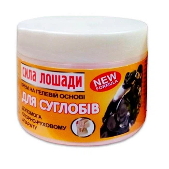 Сила коня крем на гелевій основі для суглобів New formula, 300 мл, ЛекоПро