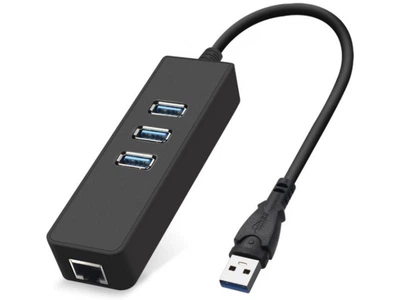 Мультипортовий адаптер Dynamode USB-C 3.1 RJ-45 + 3-Port (USB3.1-TYPEC-RJ45-HUB3)