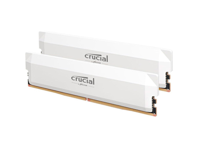Пам'ять для настільних комп'ютерів Crucial 32 GB (2x16GB) DDR5 6400 MHz Pro White (CP2K16G64C38U5W)