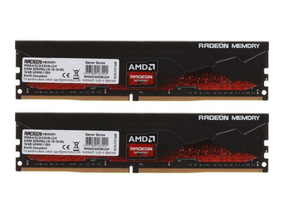 Модуль пам'яті AMD DDR4-3200 32768MB PC4-25600 (Kit of 2x16384) Radeon R9 (R9S432G3206U2K)