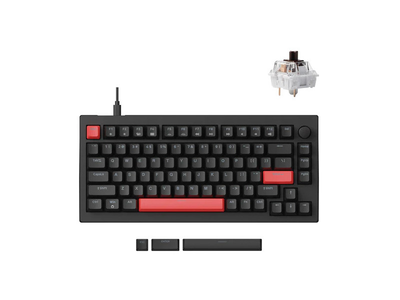 Клавіатура Lemokey X4 Keychron Brown Hot-Swap Black (X4-A3-UA)
