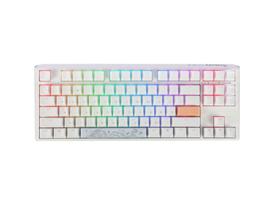 Клавіатура Ducky One 3 TKL Cherry MX Blue RGB UA USB White (DKON2187ST-CUAPXPWWWSC1)