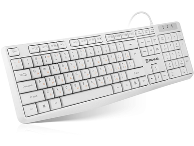 Клавіатурв REAL-EL RK-513 White (EL123100047)