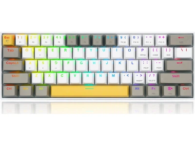 Клавіатура REDRAGON K350 Draconic Pro Brown switch (K530-YL-WT-GY-RGB-PRO)