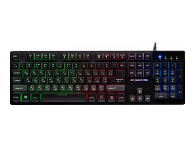 Клавіатура 2E Gaming KG280 LED USB Black Ukr (2e-KG280UB)