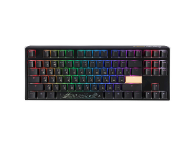 Клавіатура Ducky One 3 TKL Cherry MX Red RGB UA USB Black (DKON2187ST-RUAPXCLAWSC1)