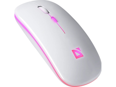 Миша Defender Touch MM-997 Silent RGB Wireless RGB White (52998)