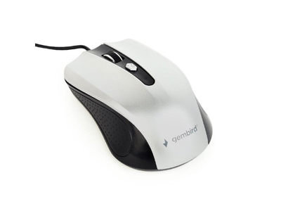 Миша Gembird MUS-4B-01-BS Black/Silver USB