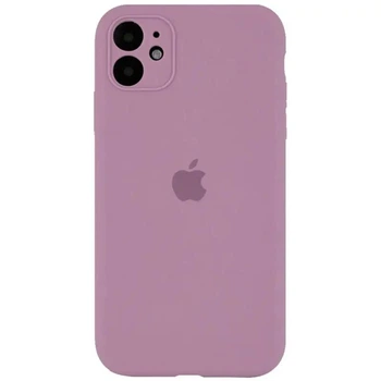 Чохол Silicone Premium case з захистом камери для iPhone 12 Full Camera Protective blueberry 9612