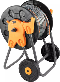 Wózek na wąż ogrodowy NEO Tools plastikowy do 60 m węża 1/2" 15-793 (5907558451351)  