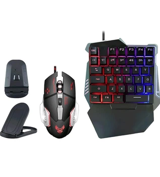 Мобильный игровой комбо-пакет с клавиатурой, мышью, PUBG, конвертером