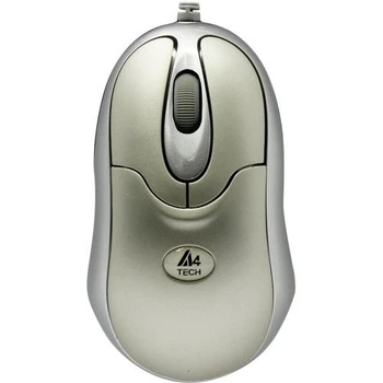 Компьютерная мышка для ноутбука A4Tech MOP-57 USB High Speed Silver Optical Mouse