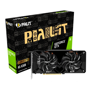 Дискретная видеокарта Palit GeForce GTX 1660 Super, 6 GB GDDR6, 192-bit / DVI, HDMI, DisplayPort (NE6166S018J9-1160A-1) б/у